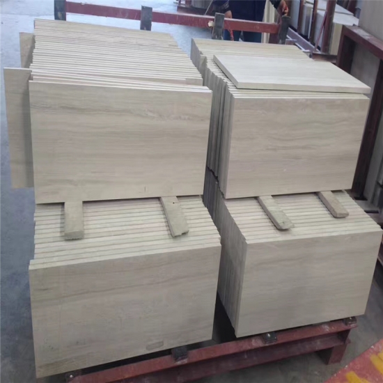 White wood marble
