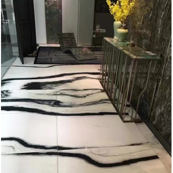 Panda white marble tile